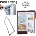 Godrej 190 Liter Single Door Refrigerator Gasket 20x39.5 Inch Magnetic Rubber Seal