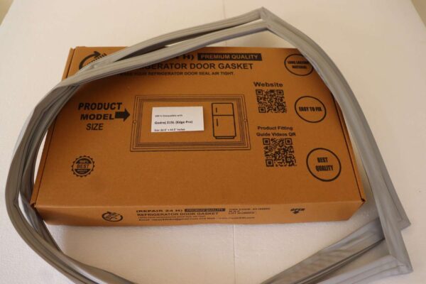 Godrej 215L Refrigerator Door Gasket Beading Size 20.5 x 44.5 Inch Grey Magnetic Seal