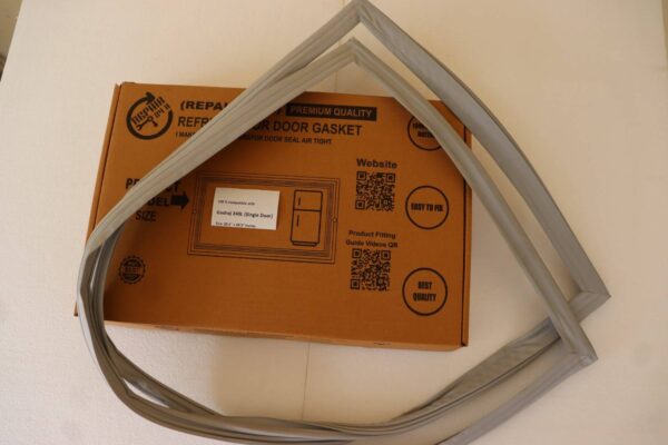 Shop Online Godrej 240 Liter Fridge Gasket - Size 20.5 x 49.5 Inches - Grey Magnetic Rubber Seal - REPAIR24H