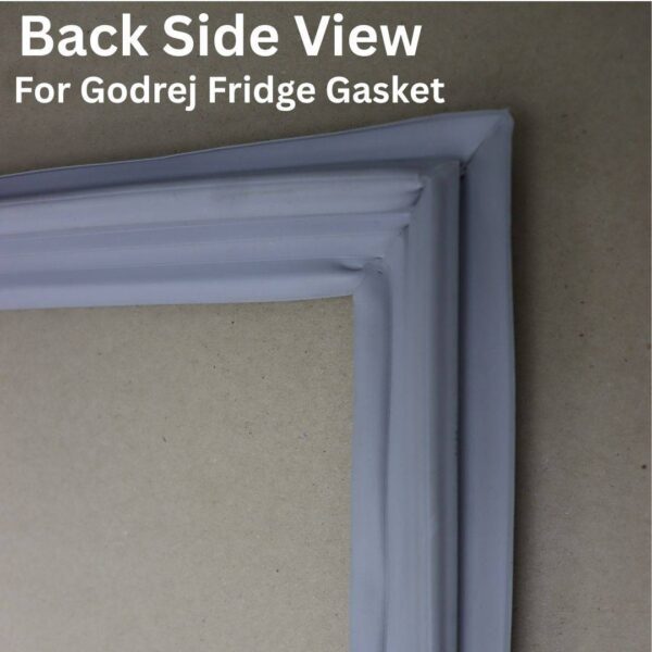 Godrej 185 Liter Refrigerator Gasket Back View with Magnetic Strip and Press-fit Profile - REPAIR24H