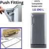 Strong Magnetic Seal for LG 190 Liter Refrigerator Door Gasket - Airtight Replacement Rubber