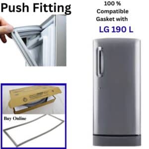 Strong Magnetic Seal for LG 190 Liter Refrigerator Door Gasket - Airtight Replacement Rubber