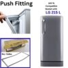 LG 215 Liter refrigerator door gasket size 22x44 inches, premium quality magnetic seal for LG fridge.