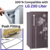 LG 230 Liter Single Door Fridge Gasket Price Online - Grey Magnetic Rubber Seal by REPAIR24H