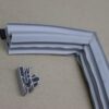 Samsung 165 Liter Fridge Gasket Back View - Push Fit Arrowhead Design 19x41 Inch