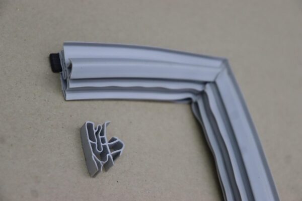Samsung 165 Liter Fridge Gasket Back View - Push Fit Arrowhead Design 19x41 Inch