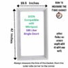 Whirlpool 185 Liter Fridge Gasket Size 19.5 x 22 Inch - Single Door Refrigerator Door Seal Measurement by GasketOnline.in