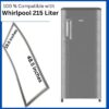 Whirlpool Single Door Fridge 215l Gasket Price Online India - Grey Magnetic Rubber Seal