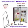 Kelvinator 165L fridge magnetic door seal price online replacement screw fit rubber gasket 18.5 x 38.5 inches