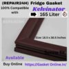 Kelvinator 165L old model screw-fit fridge gasket front view premium magnetic rubber door seal 18.5 x 38.5 inches