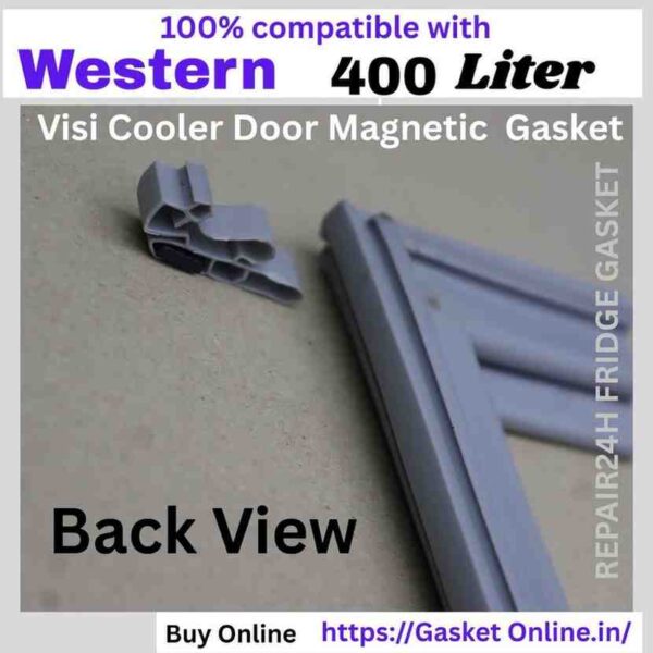 400 Liter Visi Cooler Glass Door Gasket Profile - Push Fit Arrow Type Cross Section