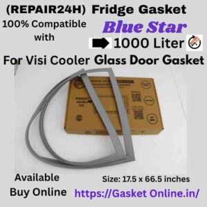 Blue Star 1000 Liter Visi Cooler Gasket replacement for commercial fridge door seal.