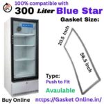 "Blue Star 300 Liter Visi Cooler Door Gasket - Premium Magnetic Replacement Seal (20.5 x 56.5)".