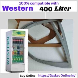 Buy Commercial Glass Door Fridge Gasket Online India - Western 400L Visi Cooler Rubber Seal