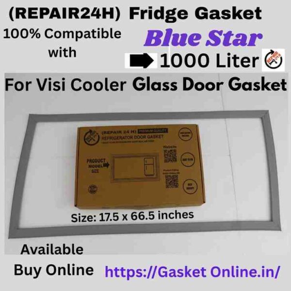 Commercial fridge magnetic rubber gasket 17.5 x 66.5 inches size for professional visi coolers.