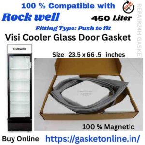 Rockwell 450 Liters Fridge Gasket Online India - Commercial Glass Door Refrigerator Rubber Seal