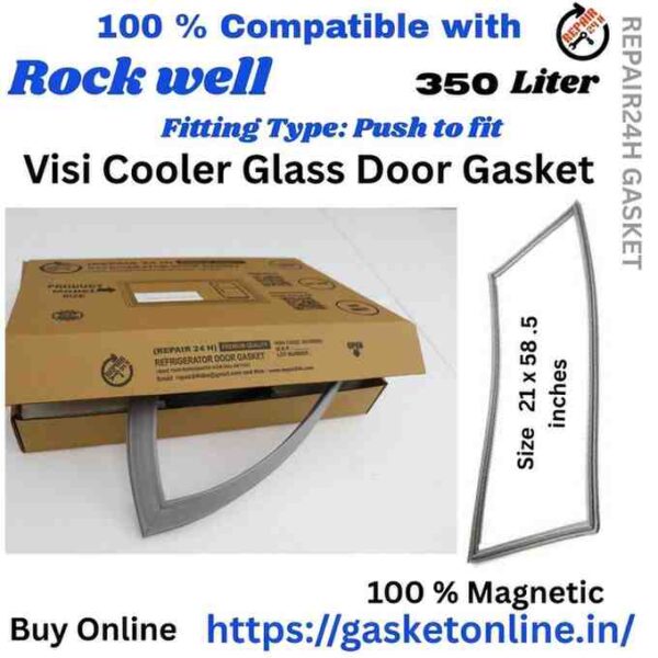 trufrost-rvc-350-visi-cooler-door-gasket-press-fit-arrow-rubber-profile