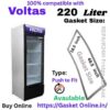 Voltas 220 Liter Visi Cooler glass door fridge gasket price online. Buy premium magnetic rubber seal (18.5 x 48.5) with fast delivery in India.