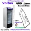 Voltas 400 Liter Visi Cooler Glass Door Gasket 21.5x63.5 Inches