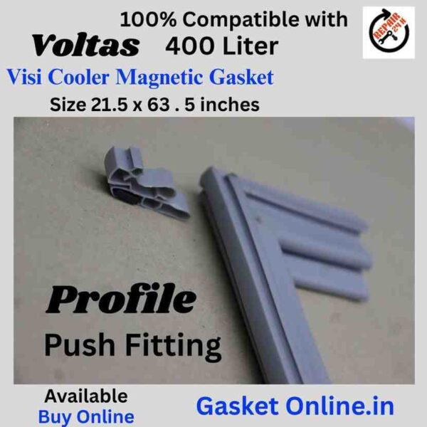 Voltas 400L Commercial Visi Cooler Gasket Back Image