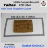 Voltas commercial fridge door rubber gasket, size 18x48 inches, designed for high-performance sealing in visi coolers.