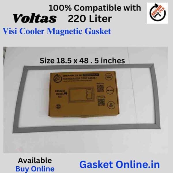 Voltas commercial fridge door rubber gasket, size 18x48 inches, designed for high-performance sealing in visi coolers.