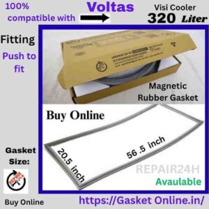Voltas VC 320 Glass Door Fridge Gasket Price Online - Best Quality Magnetic Seal