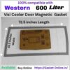 Western 600l Visi Cooler Fridge Door Gasket Price Online - Grey Magnetic Seal