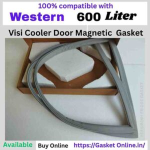 Western brand ka glass door fridge replacement magnetic rubber seal, 26.5 x 72.5 inch, commercial refrigerator gasket as per image_2.png detail.