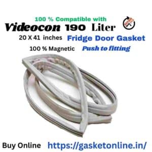Best quality Videocon 190L fridge magnetic gasket online with 20x41 dimensions.