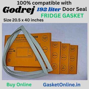 Godrej 192L refrigerator ke liye high-quality replacement spare parts aur magnetic door gaskets ka collection.