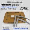 High magnetic gasket for Videocon 180 Liter refrigerator ensuring strong airtight door seal.