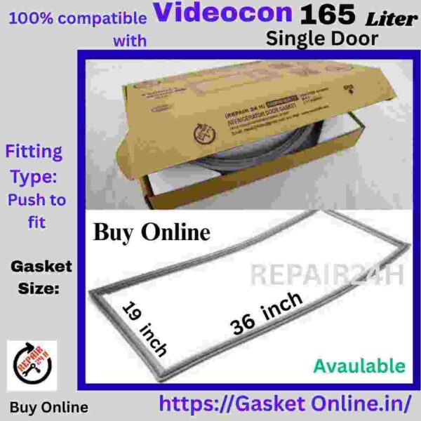 Videocon 165 Liter fridge gasket online buy at best price on GasketOnline.in.