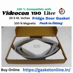 Videocon 190L direct cool fridge magnetic seal price and size details.