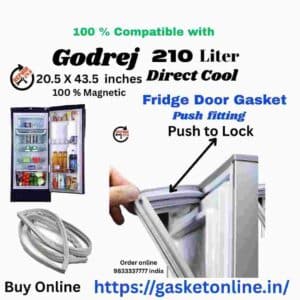 Godrej 20.5 by 43.5 inches push-fit fridge rubber beading.