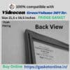 Videocon 307 liter fridge gasket back view groove and magnetic strip.