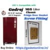 Godrej 165L fridge magnetic seal shop online.